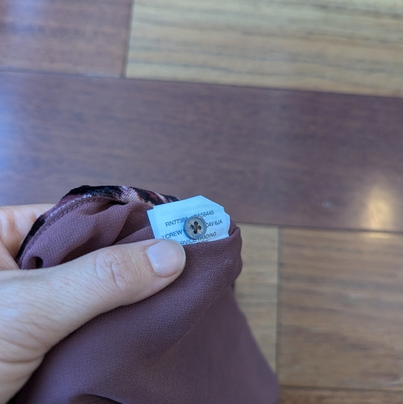 J.Crew Always Leopard Velvet Print NWT size 12 - Picture 6 of 6